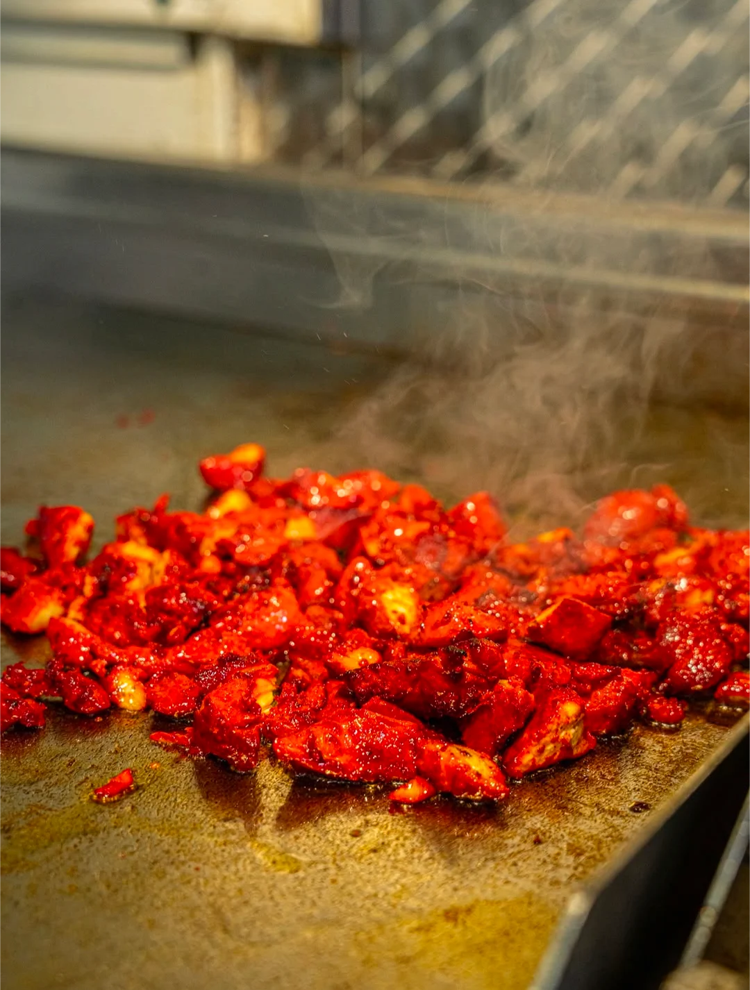 Poulet tandoori grillé à la plancha